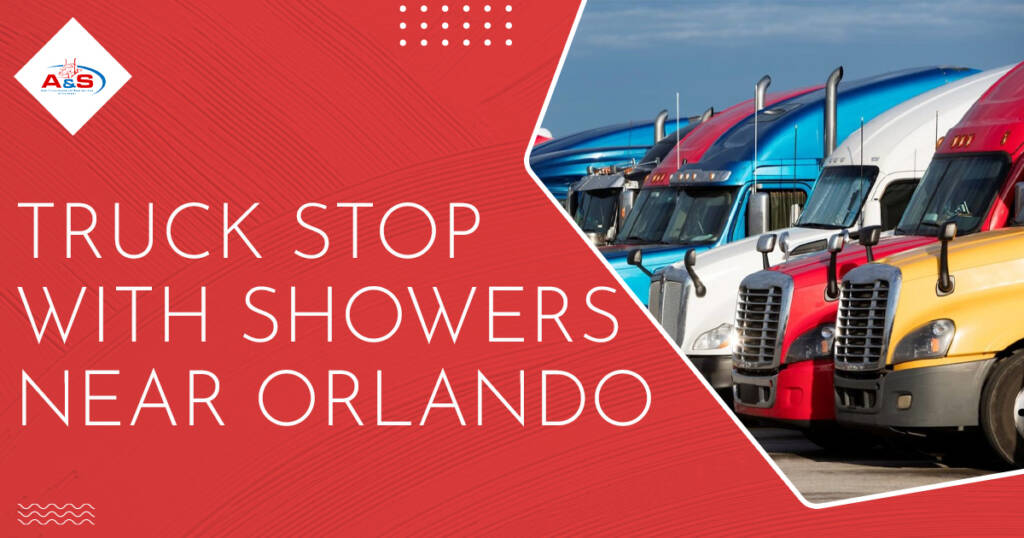 Truck stop with showers near Orlando